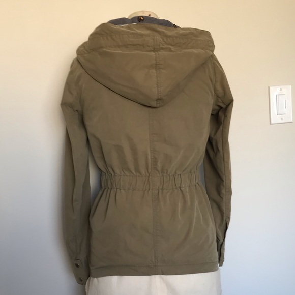 Olive green Simons light weight cotton jacket - Picture 3 of 5